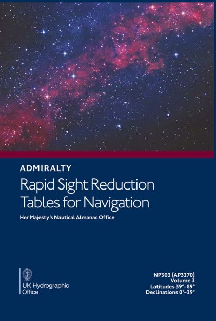 NP 303(3) - Sight Reduction Tables, Vol III. (Epoch 2020)